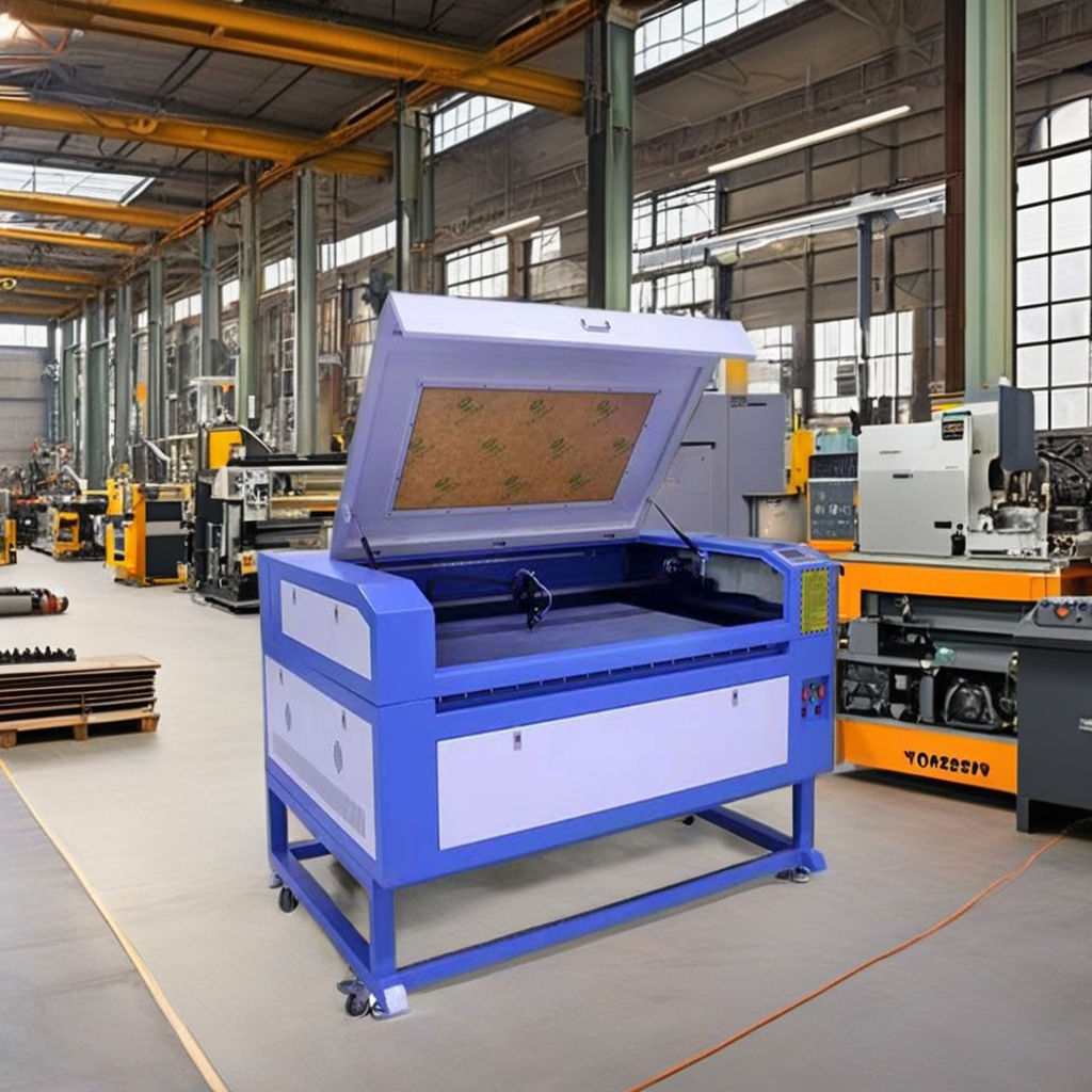 Julong Precision Engineering 4040 CO2 Laser Engraving &amp; Cutting Machine For Wood Ceramic &amp; Rubber Durable &amp; Fine-Detailed