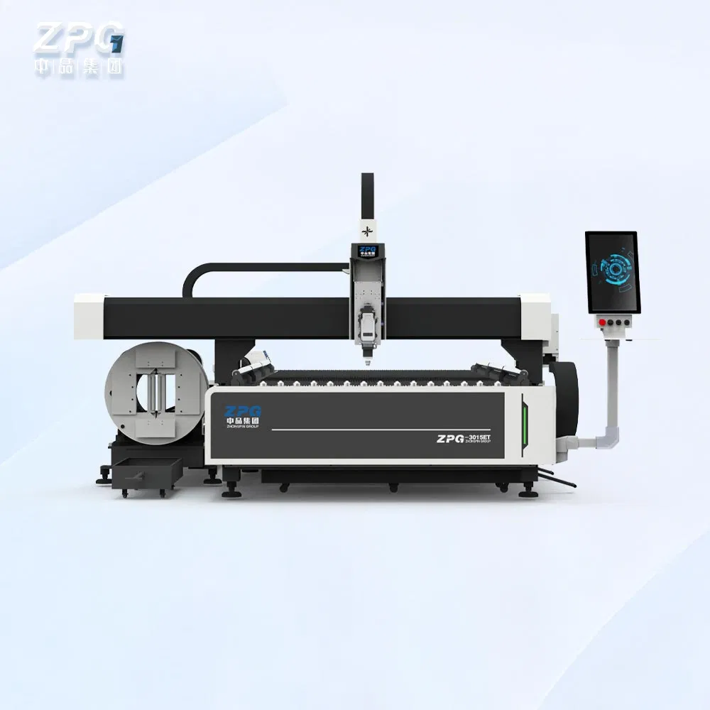 Smart CNC Fiber Laser Plate and Pipe Processing Equipment with Rotary Chuck and Intelligent Operating System