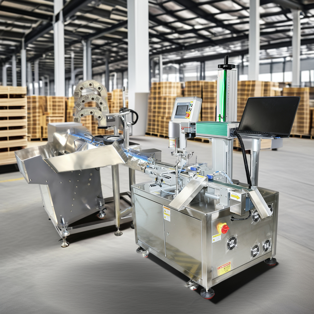 All-in-One Solution Auto Loading Fiber Laser Marking &amp; Sorting Machine for Metal Plates Supporting PLT/AI/DWG Formats
