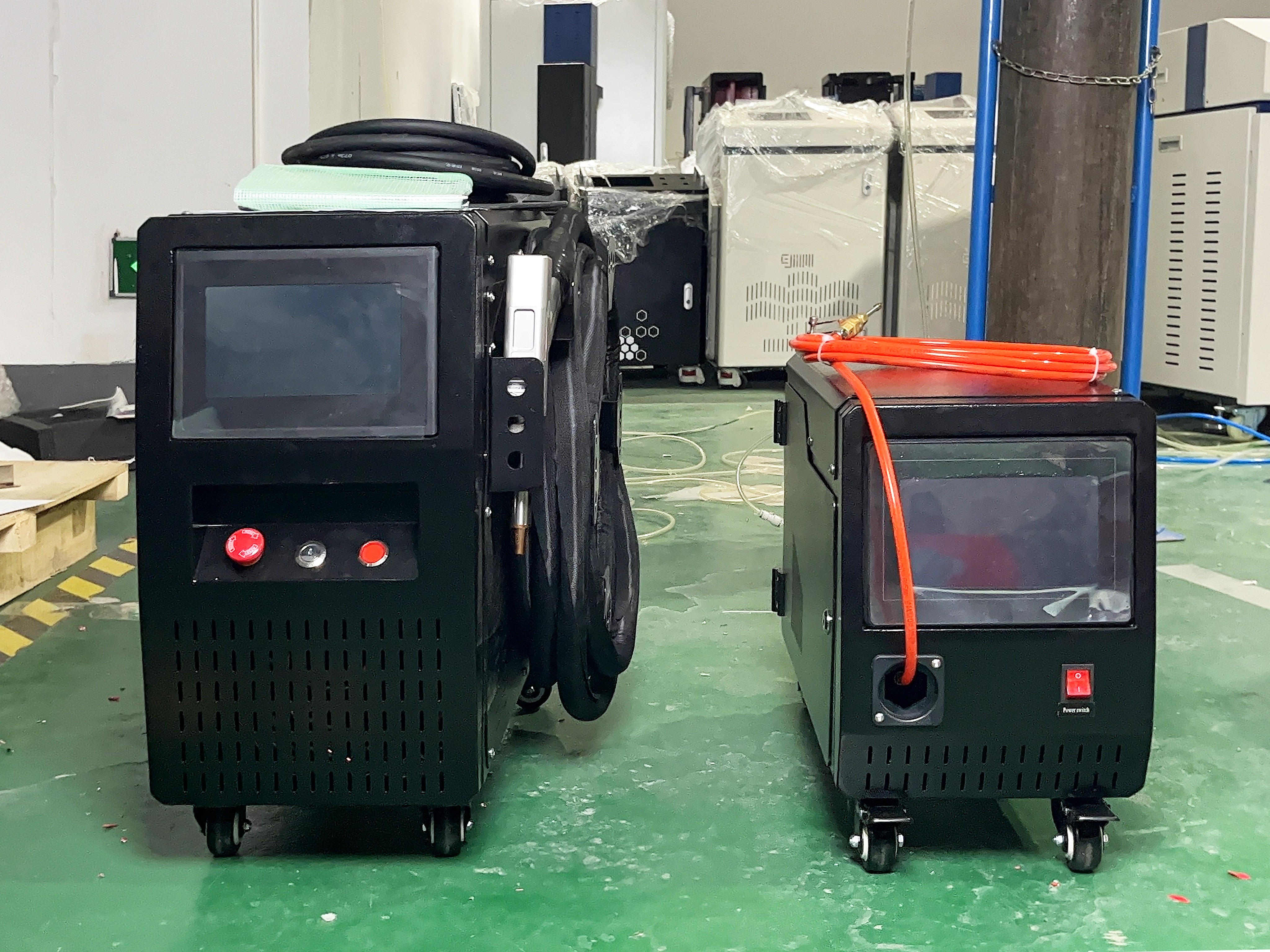 900W 1200W 1500W Steel Aluminum 4 in 1 Welder Portable Air Cooling 5 in 1 Handheld Fiber Laser Cleaning Cutting Welding Machine