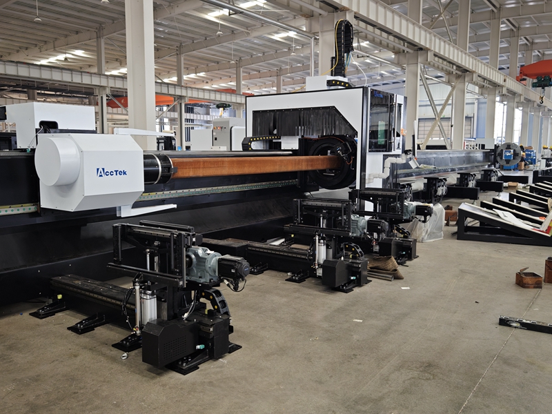 Laser Tube Cutter Side View