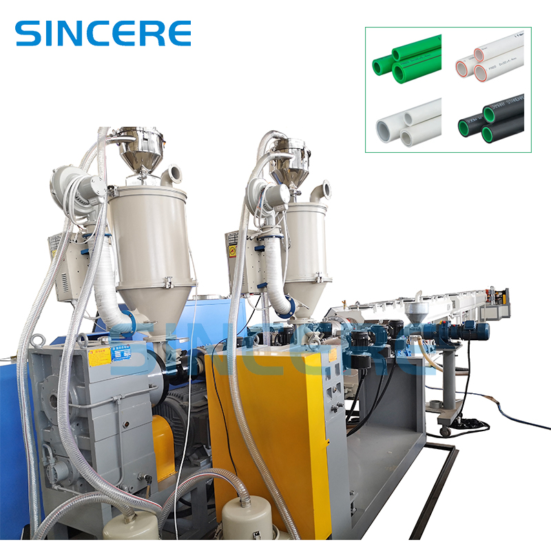 PPR Three Layers Pipe Making Machine Extrusion Production Line
