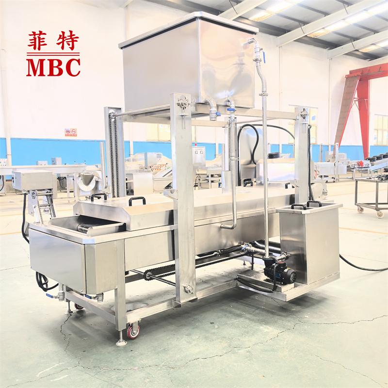 MBC ODM Customized Automatic PLC Control Puffed Food Snack Food Fryer Chicken Nugget Frying Equipment