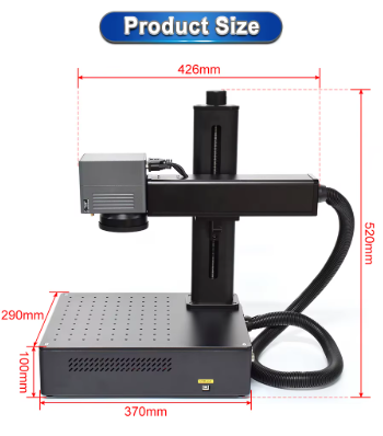 ActionLasers Lightburn Supported Fiber Laser Marking Machine Customized High-Precision Engraving Machine for Efficient Cutting and Engraving