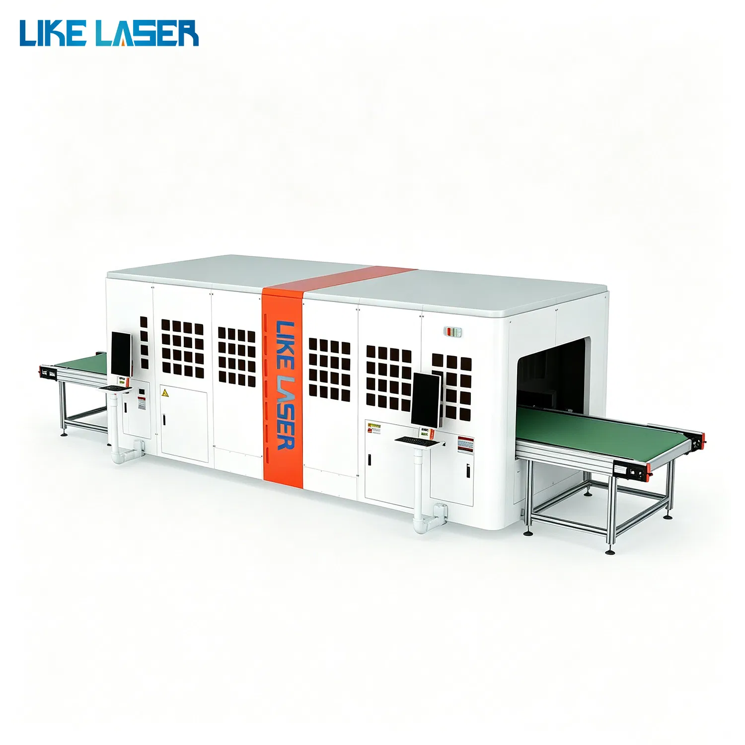 Large Scale Automated Glass Laser Cutting and Splitting Production Line for Cutting Double-Sided Mirrors, Interior Rearview Mirrors, Makeup Mirrors, and UV Mirr