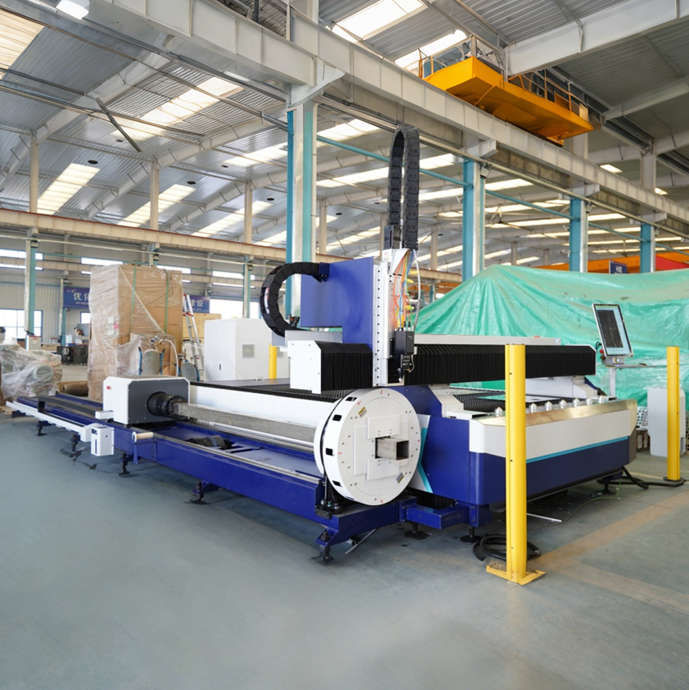 Jinan Sheet Metal Fiber Laser Cutting Machine 6000W CNC Fiber Laser Cutter Tube Laser Cutting