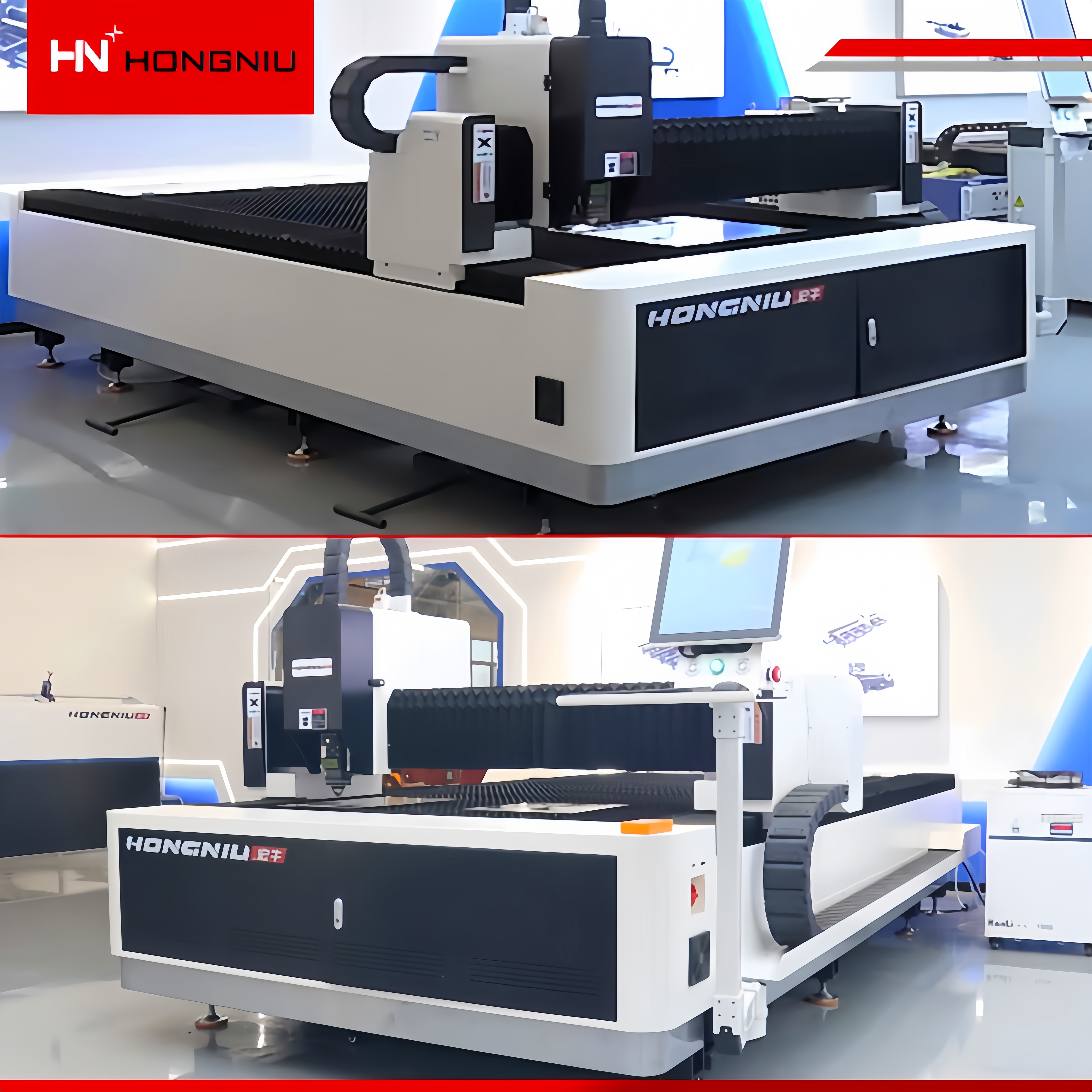 Hot Sale Automatic Fiber Laser Cutting System with Water Cooling for Industrial Use