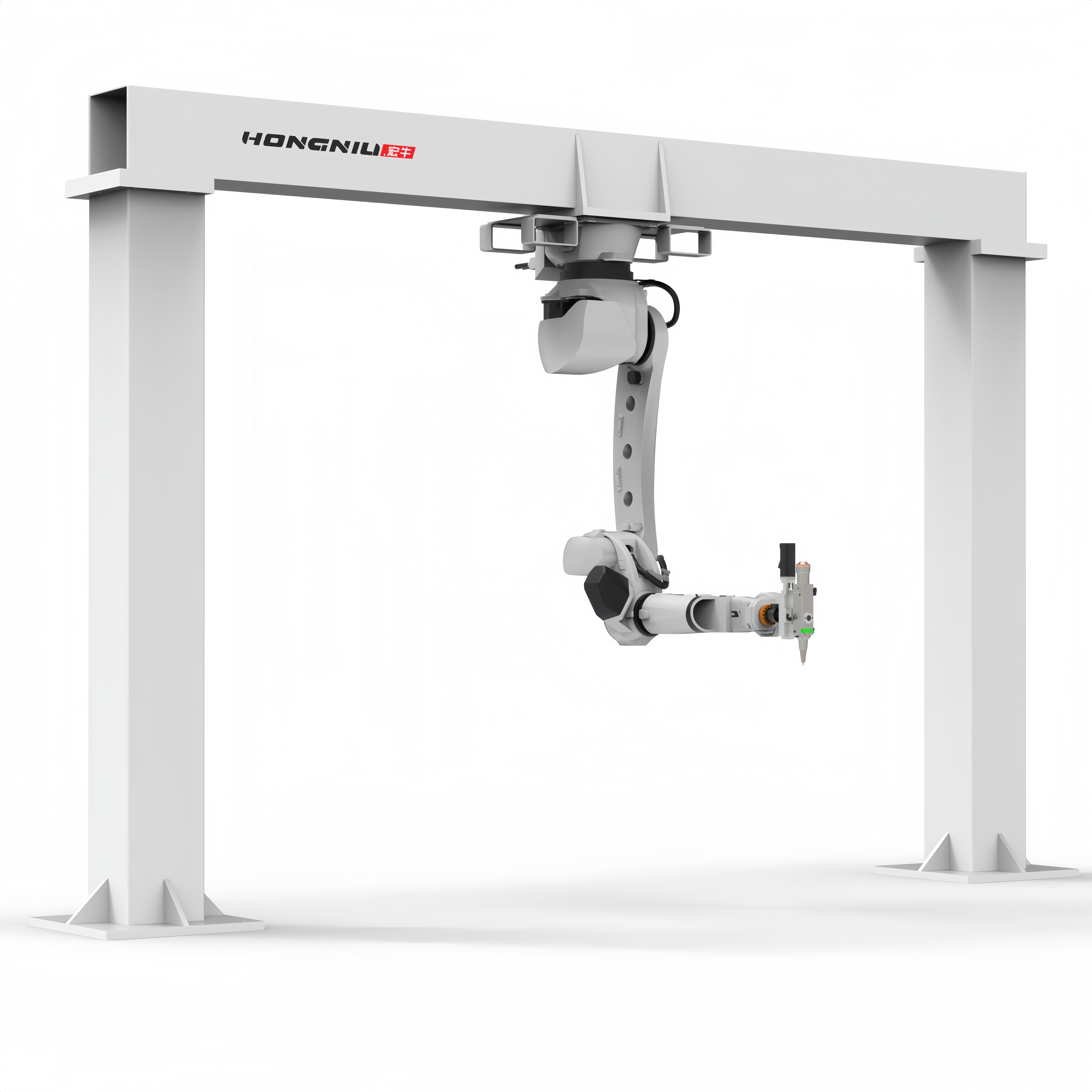 3D Laser Cutting Machine with Articulated Robot Arm - High-Speed Operation for Automotive Parts