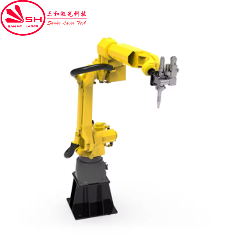 3000w FANUC 6 Axis Robot Arm System Automatic 3D Metal Fiber Laser Cutting Machine Laser Cutter
