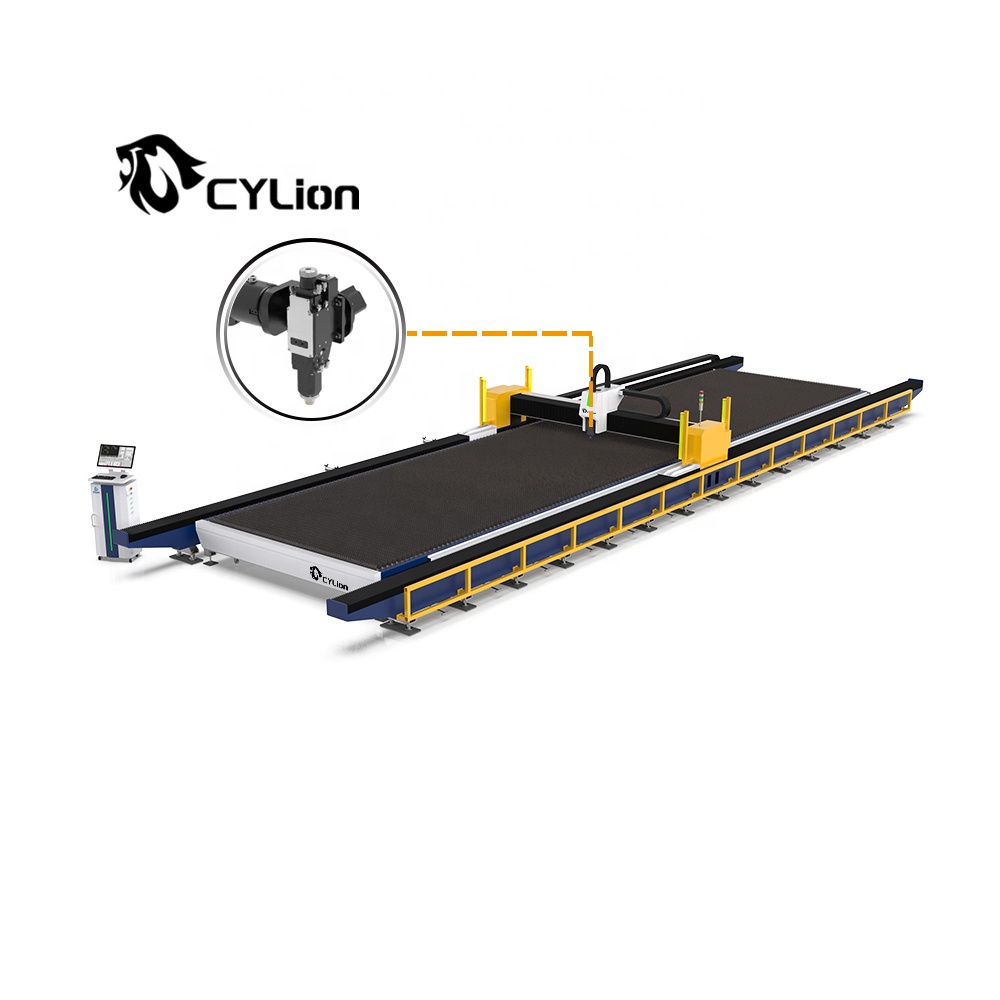 2025 New Condition Large Scale 40KW CNC Fiber Laser Cutting Machine Automatic Gantry CyPcut Equipment Yaskawa AI BMP For Metal