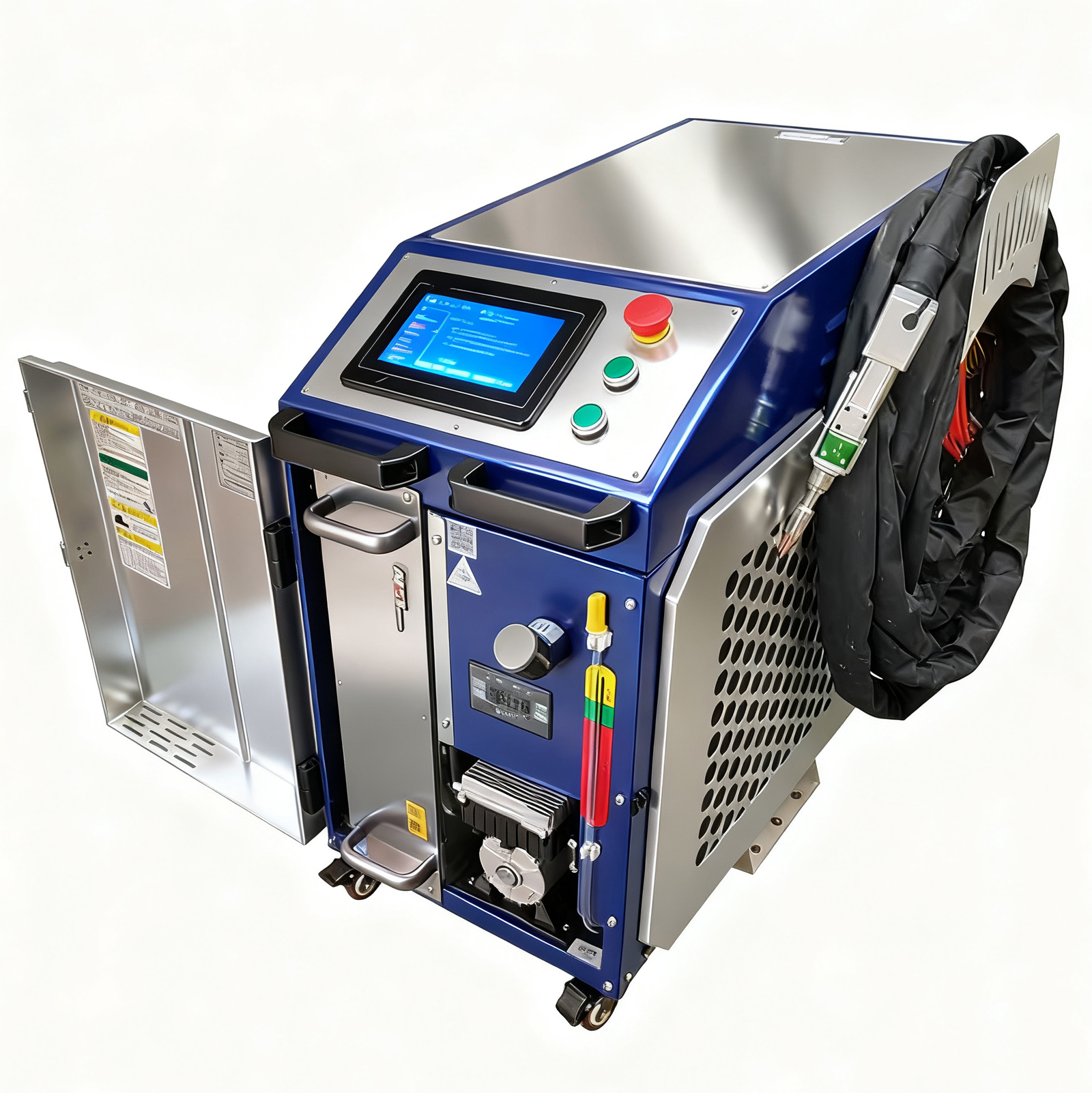 New Portable Handheld 3000W Fiber Laser Welding Cutting &amp; Cleaning Machine with Engine Easy Operation