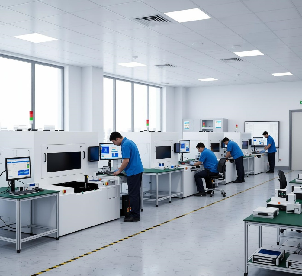 High Precision UV+CO2 Laser Drilling Equipment for Micro Hole Processing in Electronic Circuits