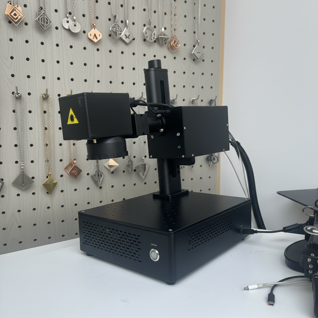 Industrial UV Laser Micro Carving Machine Custom Photo Jewelry Processing