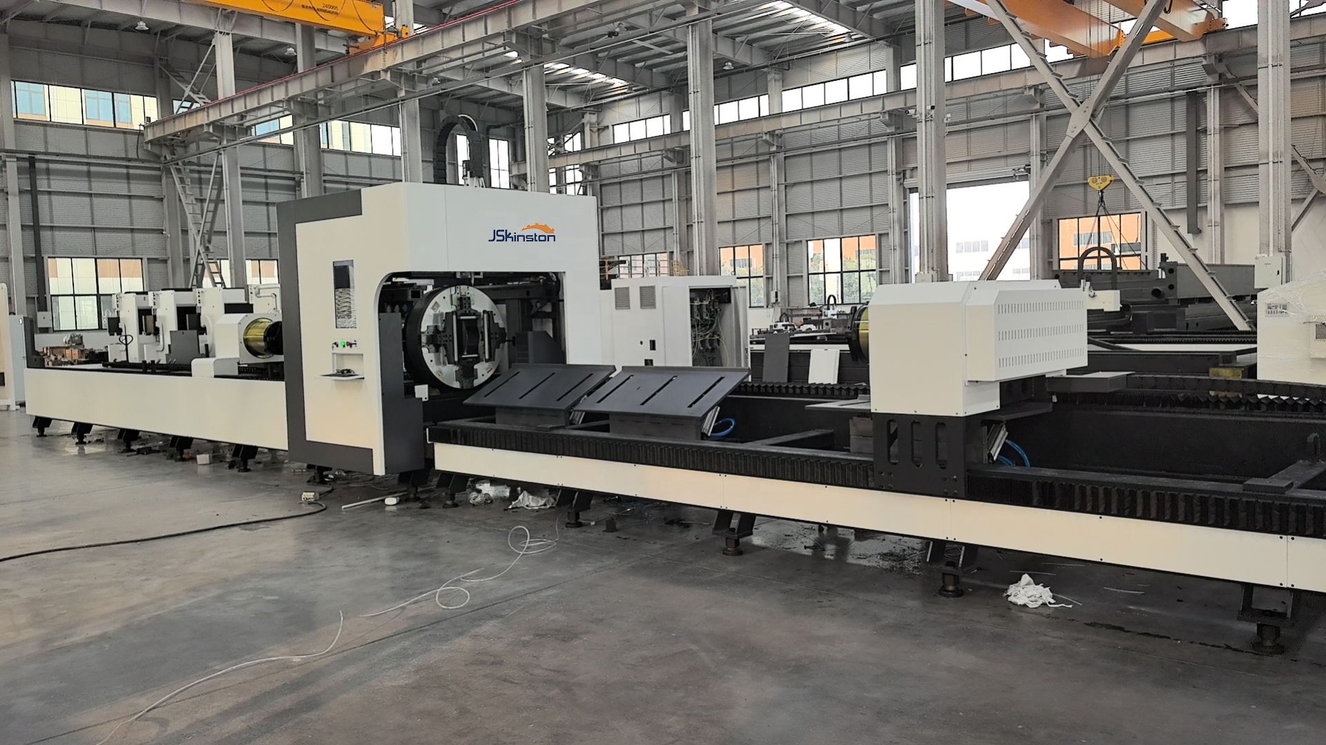 Hot Sale Automatic Metal Fiber Laser Cutting Machine Pump Gear Core Components Sheet Tube Pipe Cutting KST-TP-6000W Laser Cutter