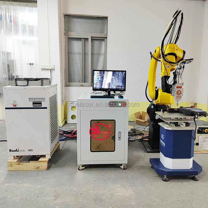 3000w 6 Axis Robot Arm System Automatic Roboter Metal Fiber Laser Cutting Machine Laser Cutter