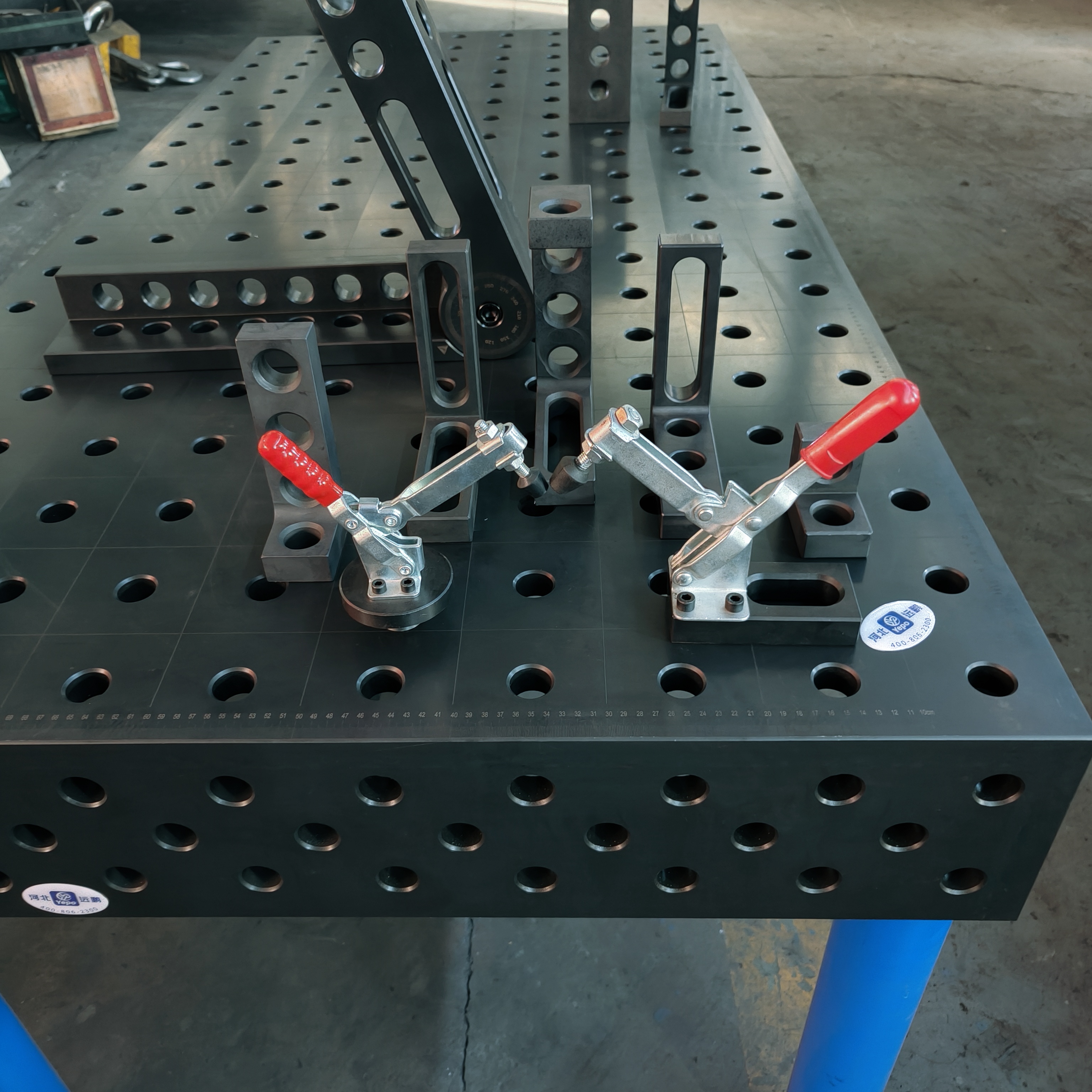3D Welding Table/3D Las Meja/2.4m X 1.2m/4FT X 8FT/Steel/D 28, D22, D16 Welding and Clamping System