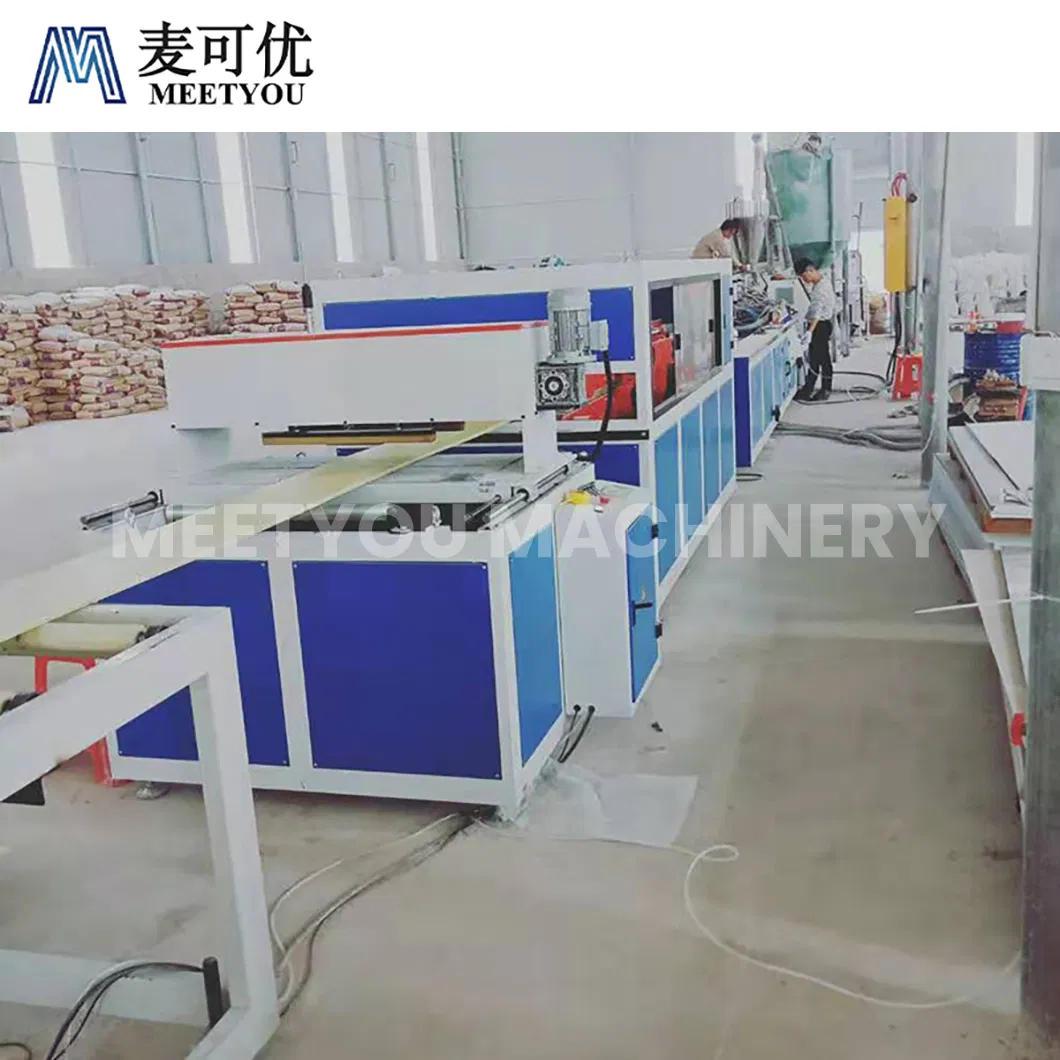 Meetyou Machinery Plastic Sheet Laser Cutting Machine OEM Customized PVC Plate Extrusion Production Line China Wall Ceiling Production Linemanufacturing