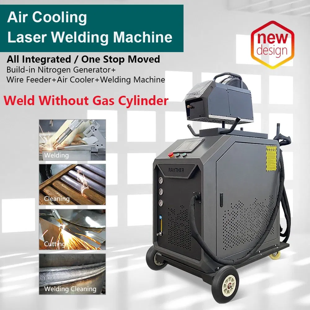 Air Cooling Fiber Laser Welding Equipment with Dual Wire Feeding for Fabrication