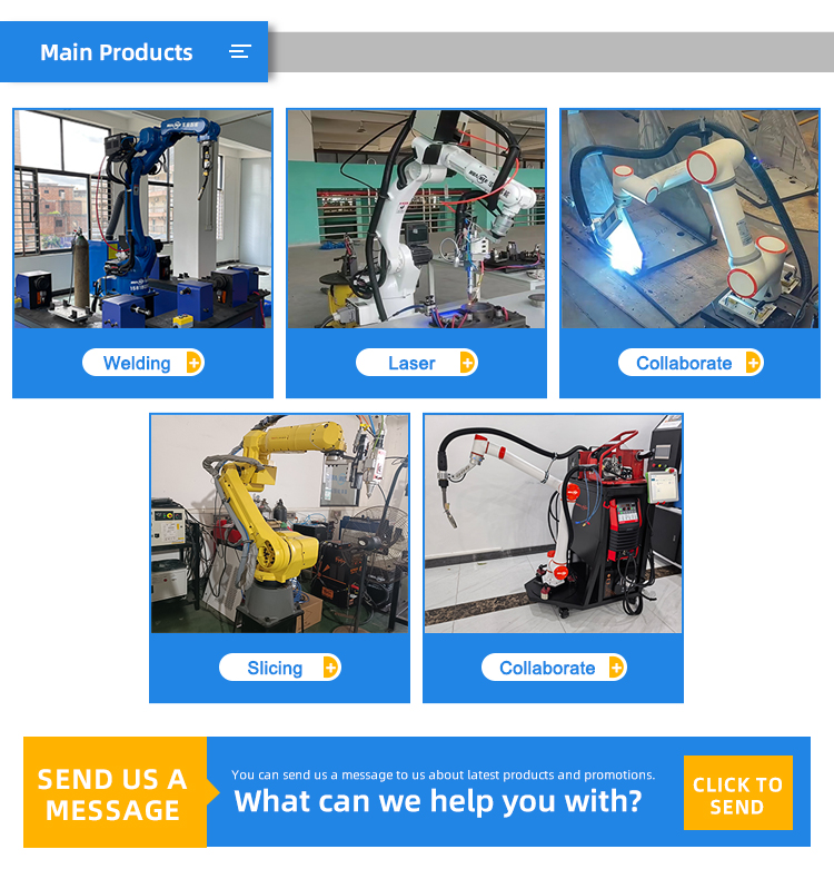 Industrial Laser Cutting Robot 1.5~3KW High-power Metal Sheet Welding and Cutting Robotic Arm