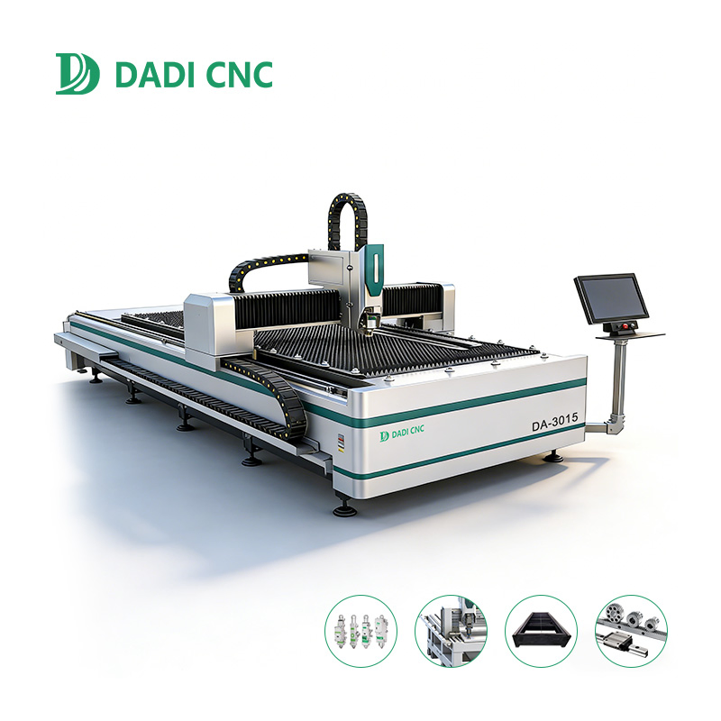 CNC Industrial Processing Plate Welding Single Fixed Workbench Cut CS Ss Al Brass Galvanized Titanium Industrial Raw Metal Plate Fiber Laser Cutting Equipment