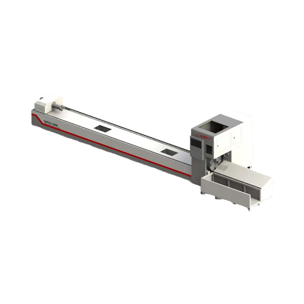 High Precision Automatic Horizontal Double Chuck Laser Cutting Machine for Metal Aluminum Copper Tubes Laser Cutting