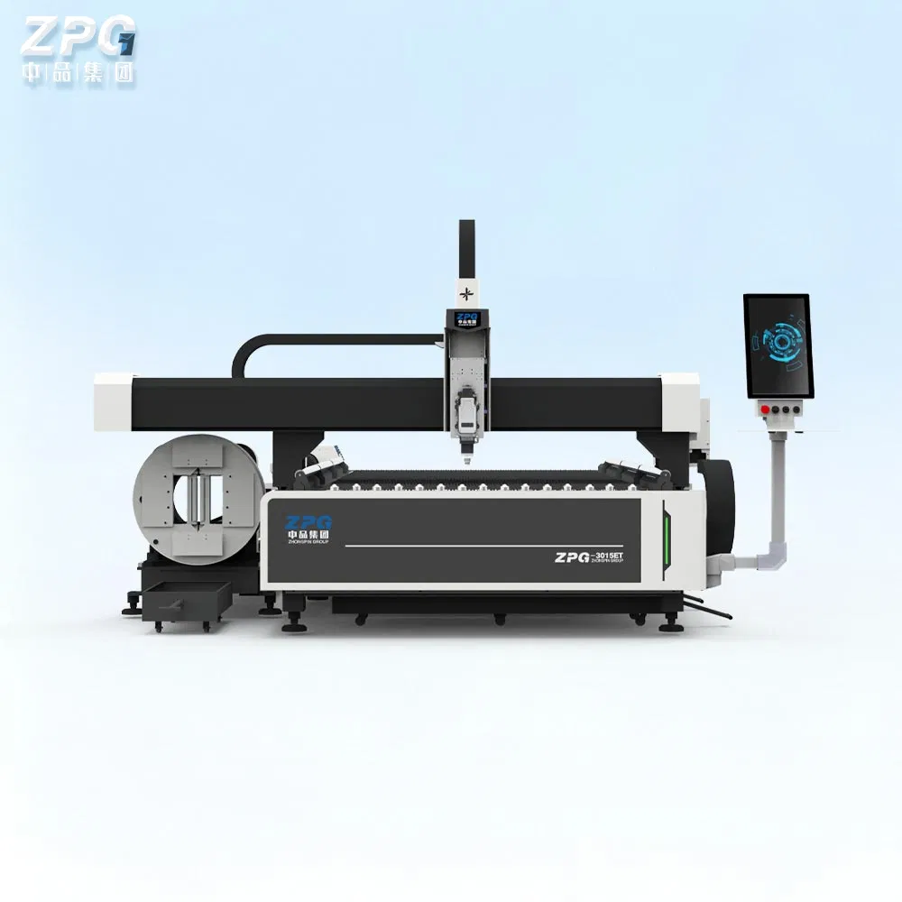 Smart CNC Fiber Laser Plate and Pipe Processing Equipment with Rotary Chuck and Intelligent Operating System