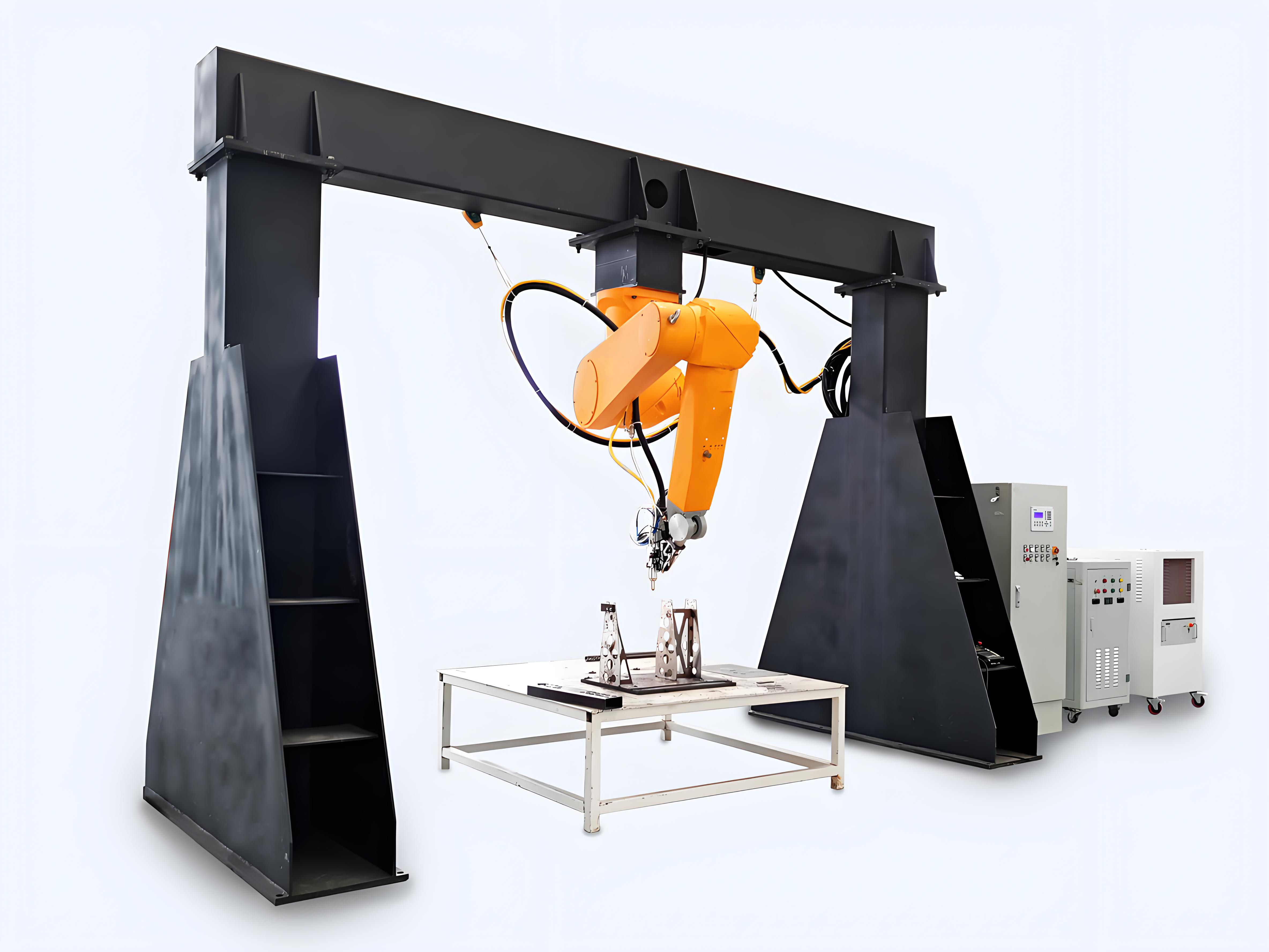 Fiber Robotic Laser Cutting Machine with Offline Programming System 1500w 2000w 3000w 6000w Automatic 6 Axis Robot Arm Cutter
