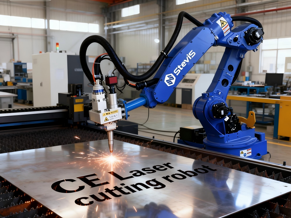 Industrial 1000W 2000W Fiber Laser Cutting Robot System 3D Robotic Arm Machine Automatic High-Accuracy Metal Supports AI LAS