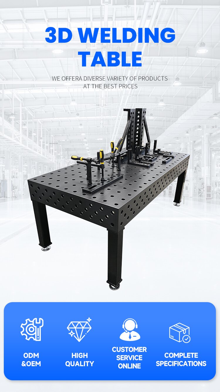 3D Welding Table Customizable Modular Bench