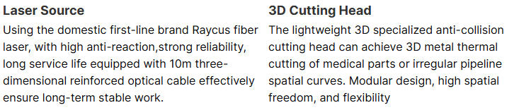 Industrial Laser Cutting Robot 1.5~3KW High-power Metal Sheet Welding and Cutting Robotic Arm