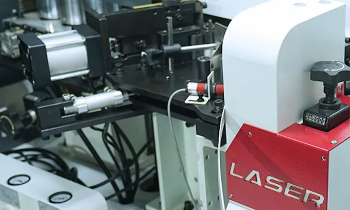 HUAHUA HH-608RLK-Laser150 High Speed CE Automatic Multifunction Laser Edge Banding Machine With Pistol Scan