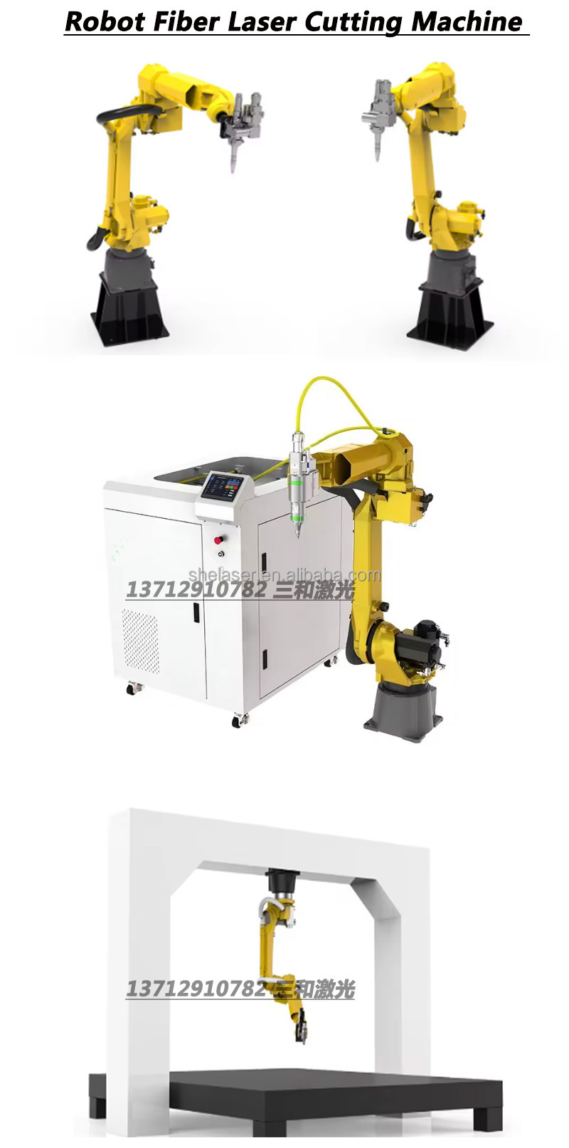 3D Metal Fiber Laser Cutting System