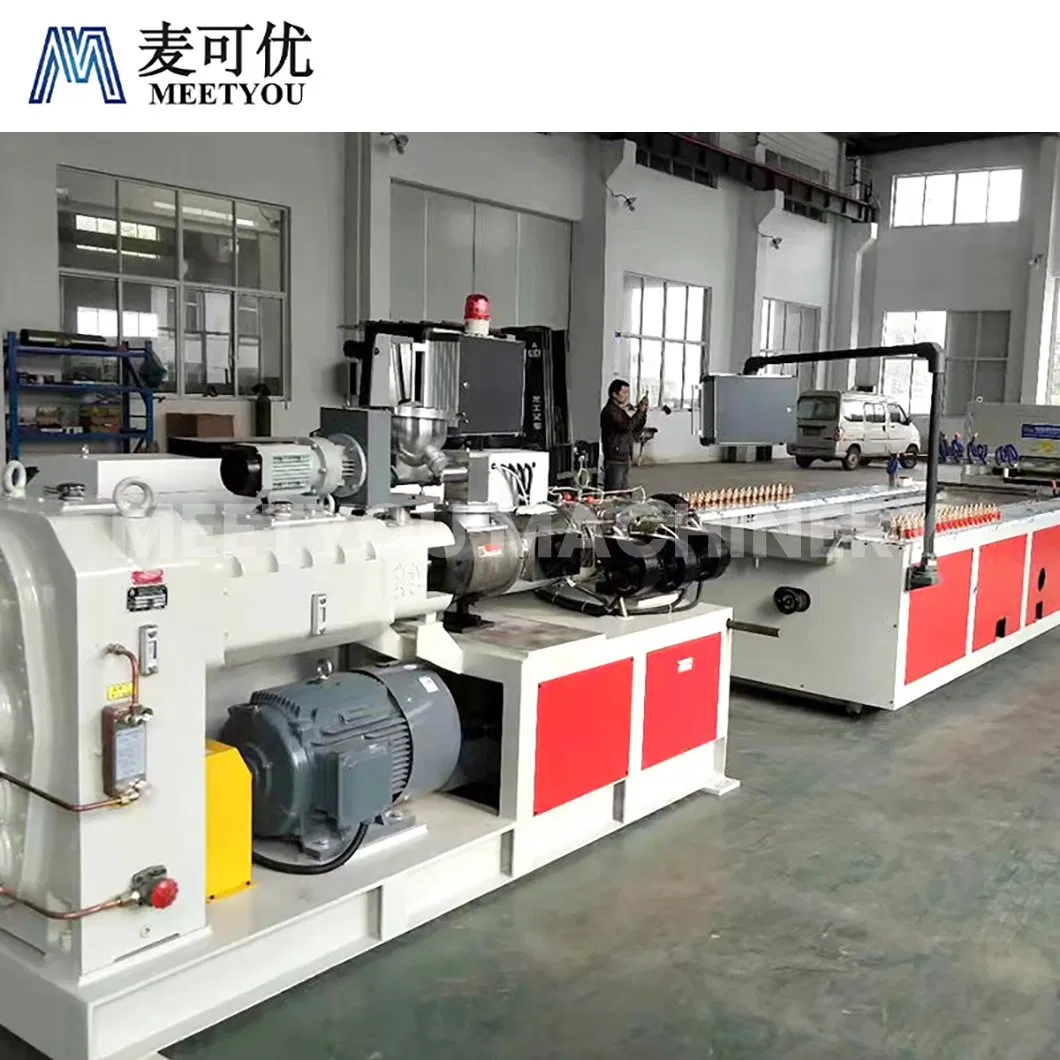 Meetyou Machinery Plastic Sheet Laser Cutting Machine ODM Custom PVC Profile Extrusion Production Line China PVC Panel Ceiling Production Line Suppliers