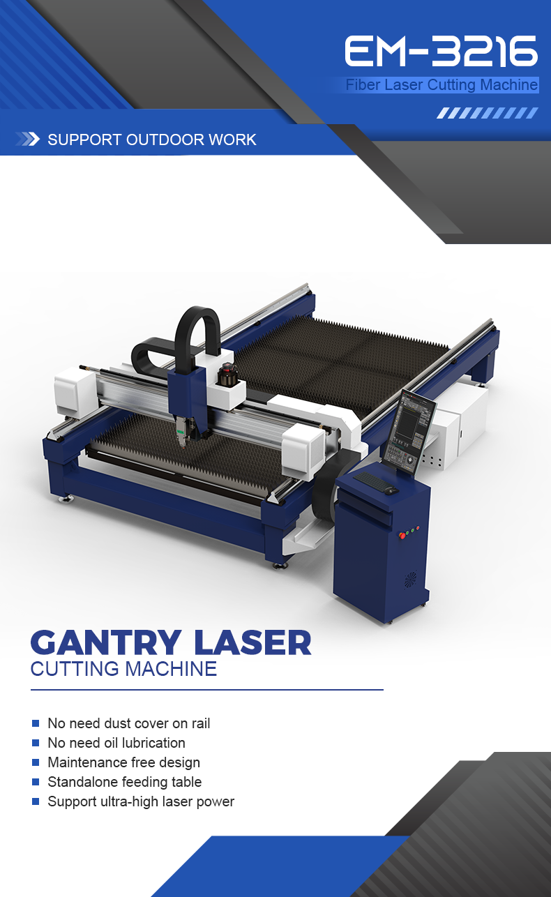 High Precision CNC Gantry Laser Cutting Machine