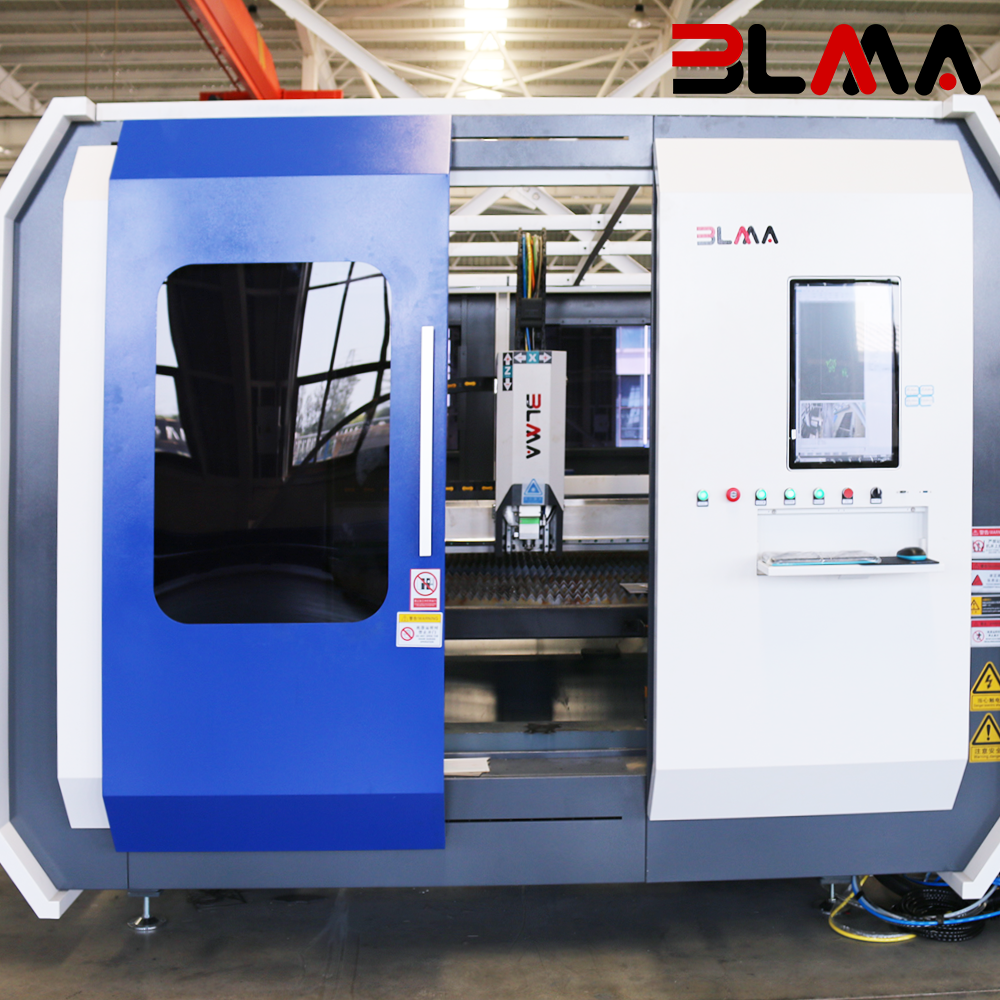 Automatic Fiber Laser Cutting Machine with Exchange Table High Speed Metal Laser Cutter Production Line Equipment