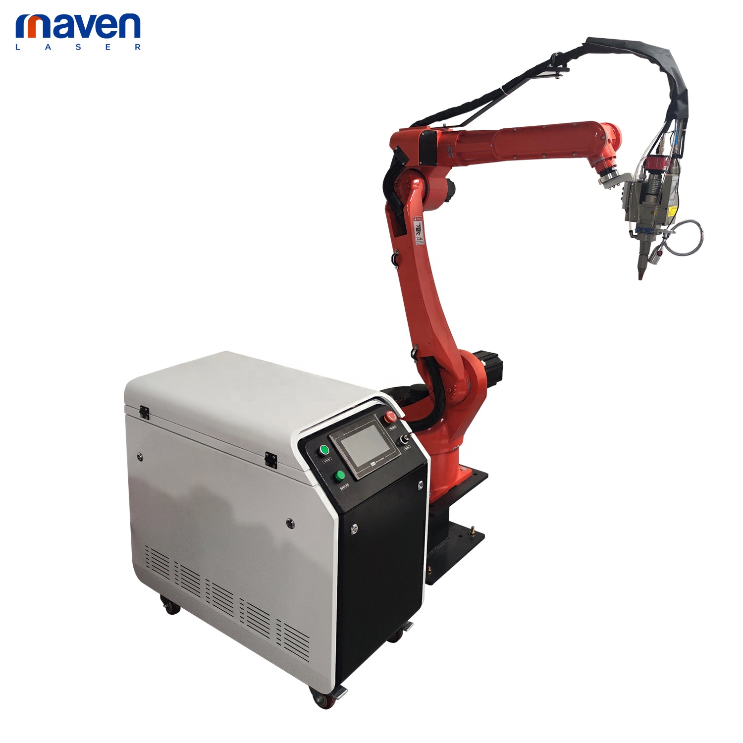 New 6-Axis Robot Arm Industrial Automatic CNC MIG Metal Fiber Laser Welding Cutting Machine CE Certification 2000W Maven Laser