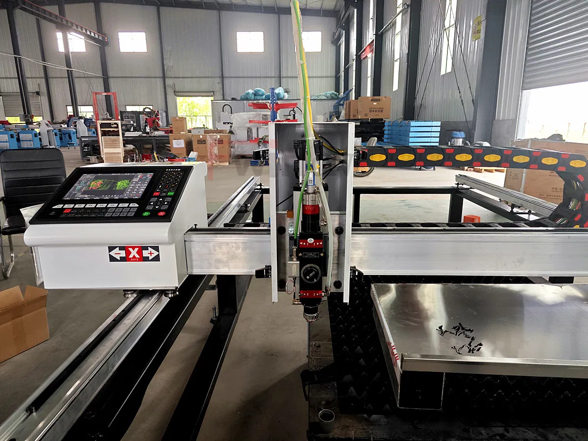 Compact Portable Gantry Laser Cutting Equipment with Plasma System for Metal Sheet