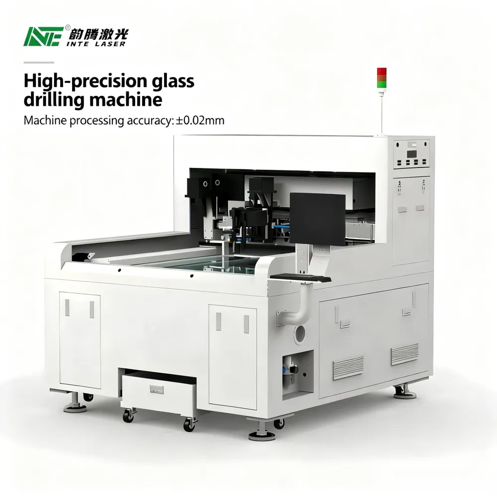 Automated Glass Drilling Equipment for Car Windshields Non-Contact Processing, Small Edge Collapse