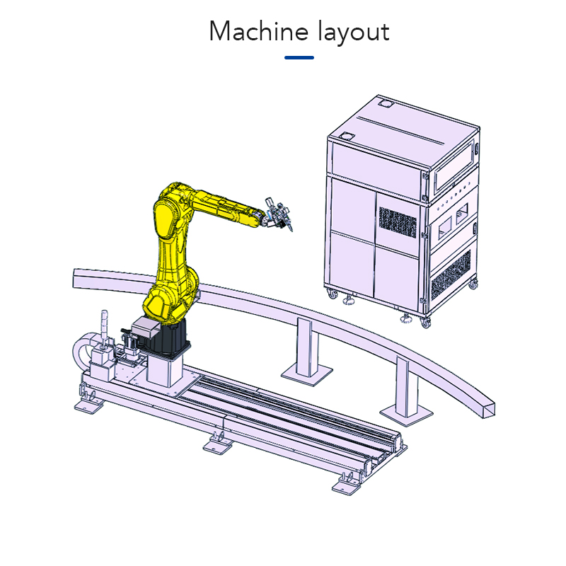 3000W Industrial Grade 6-Axis Robot Arm Fiber Laser Cutter for Metal Sheets, Tubes, and Irregular Shapes