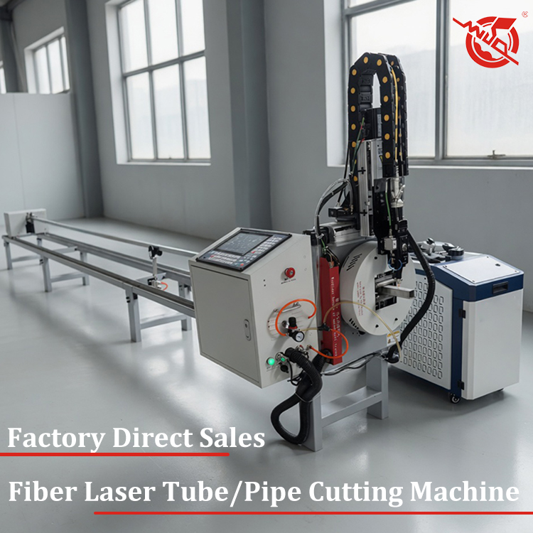 Mini 1500W CNC Fiber Laser Metal Pipe Tube Cutting Machine High-Accuracy Easy To Operate For Square And Round Tubes