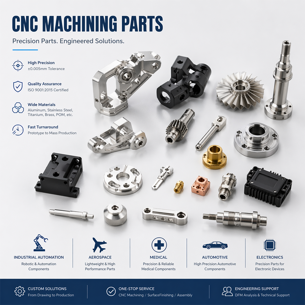 5 Axis CNC Machining Wire EDM Laser Cutting Service for Drone Robot EVTOL Parts Custom Precision Metal Prototyping Manufacturing