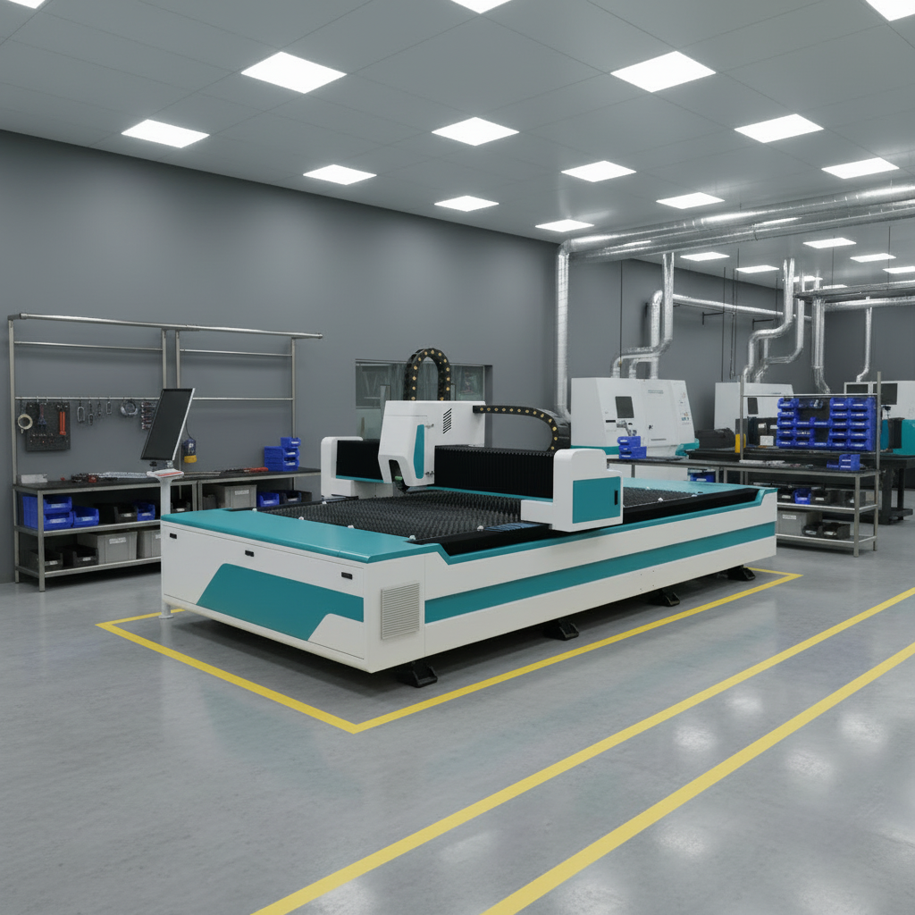 High Precision Industrial Automatic Metal Laser Cutting Machine, CNC Fiber Laser 1500W Cutter for Sale