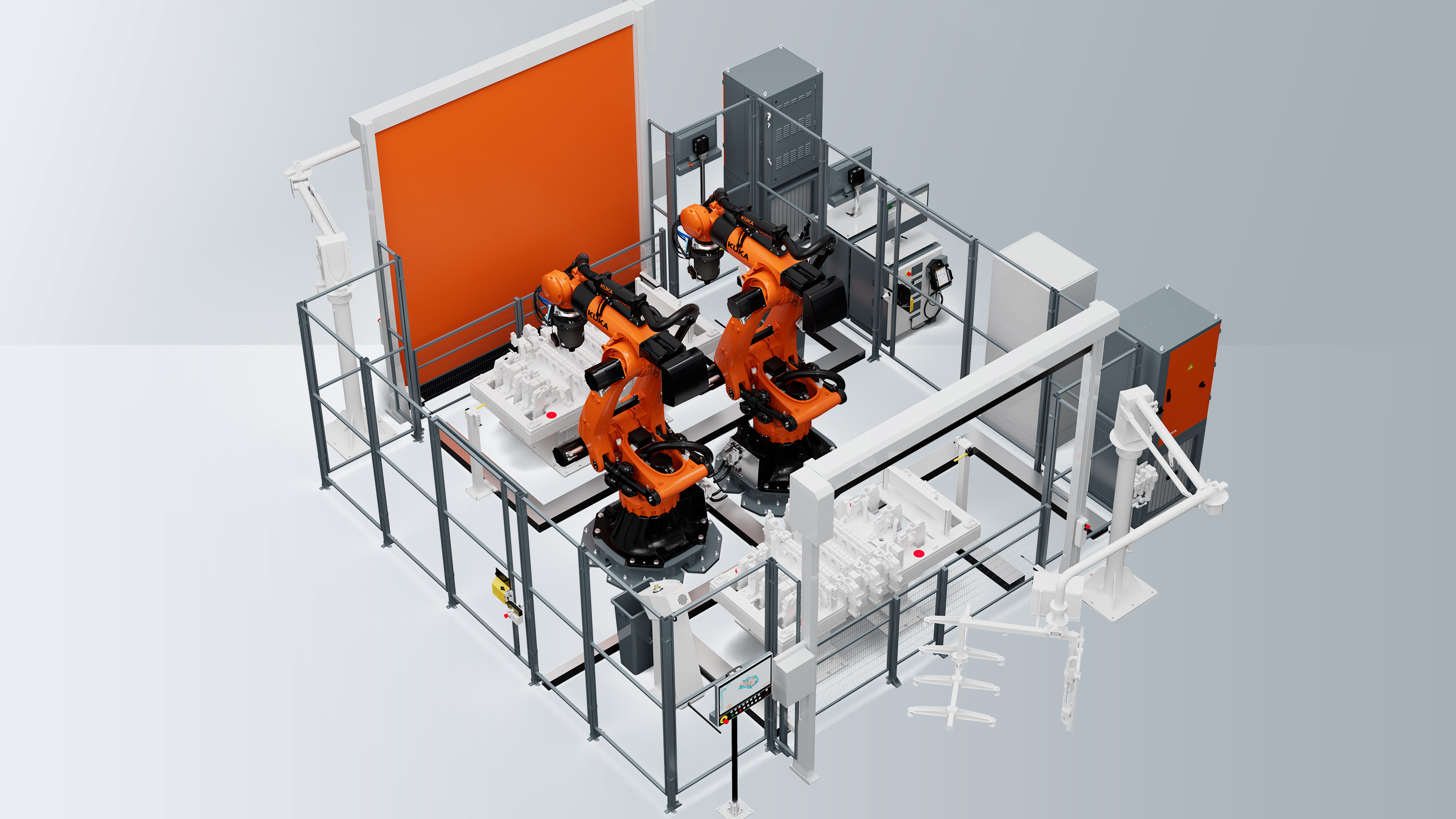 Kuka 6 Axis Robot Arm System PLC Motor Engine Automatic Metal Fiber Laser 3D Cutting Welding Machine High Precision IP67 22KG