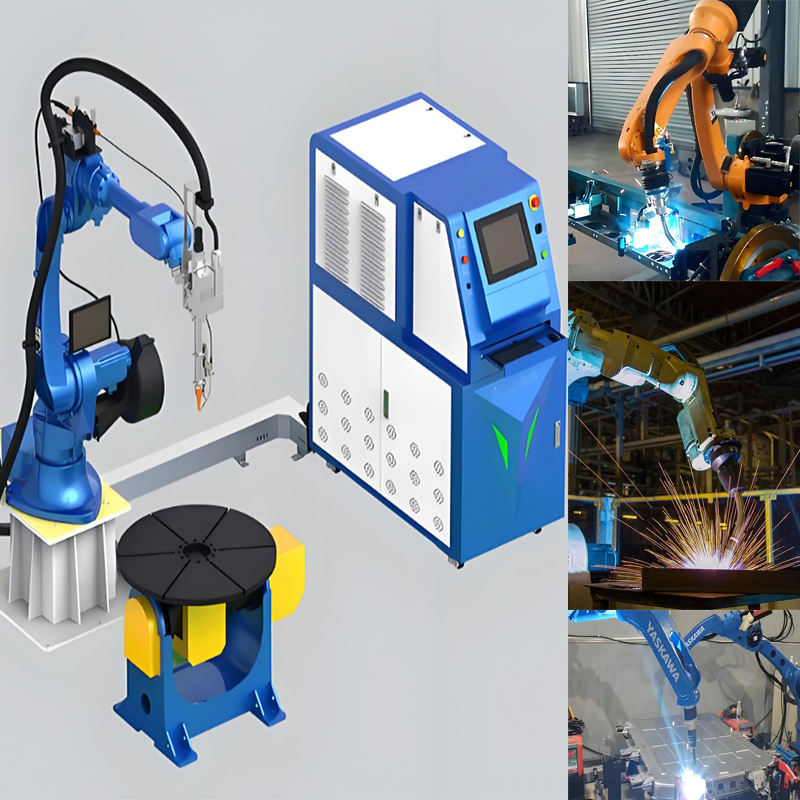 Industrial Welding Robot Robotic Arm Robotic Laser Welding Equipment with High-Speed Data Processing and Control 3D Robot Laser Welding