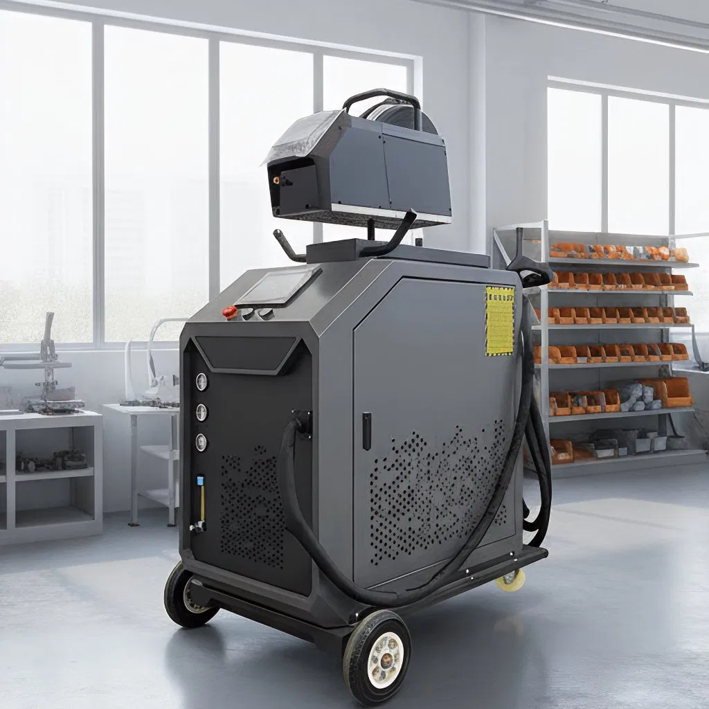 Air Cooling Fiber Laser Welding Equipment with Dual Wire Feeding for Fabrication