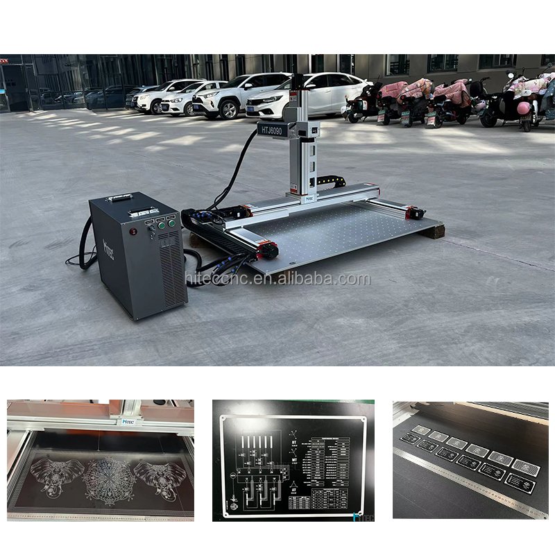 Customized Laser Machine High Power Gantry Type X Y Y Axis Large Format Metal Plate Decoration Laser Marking Machine