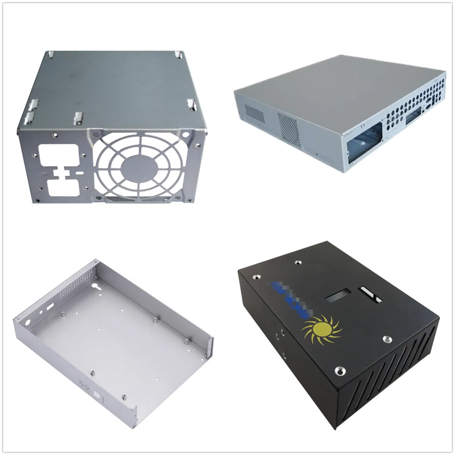 High Precision Aluminum Sheet Metal Brake Fabrication Laser Cutting Working