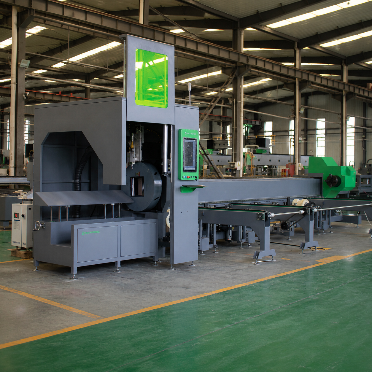 Industrial CNC Tube Laser Cutting Machine for Metal Pipe Workshops With Smart Manufacturing Control System