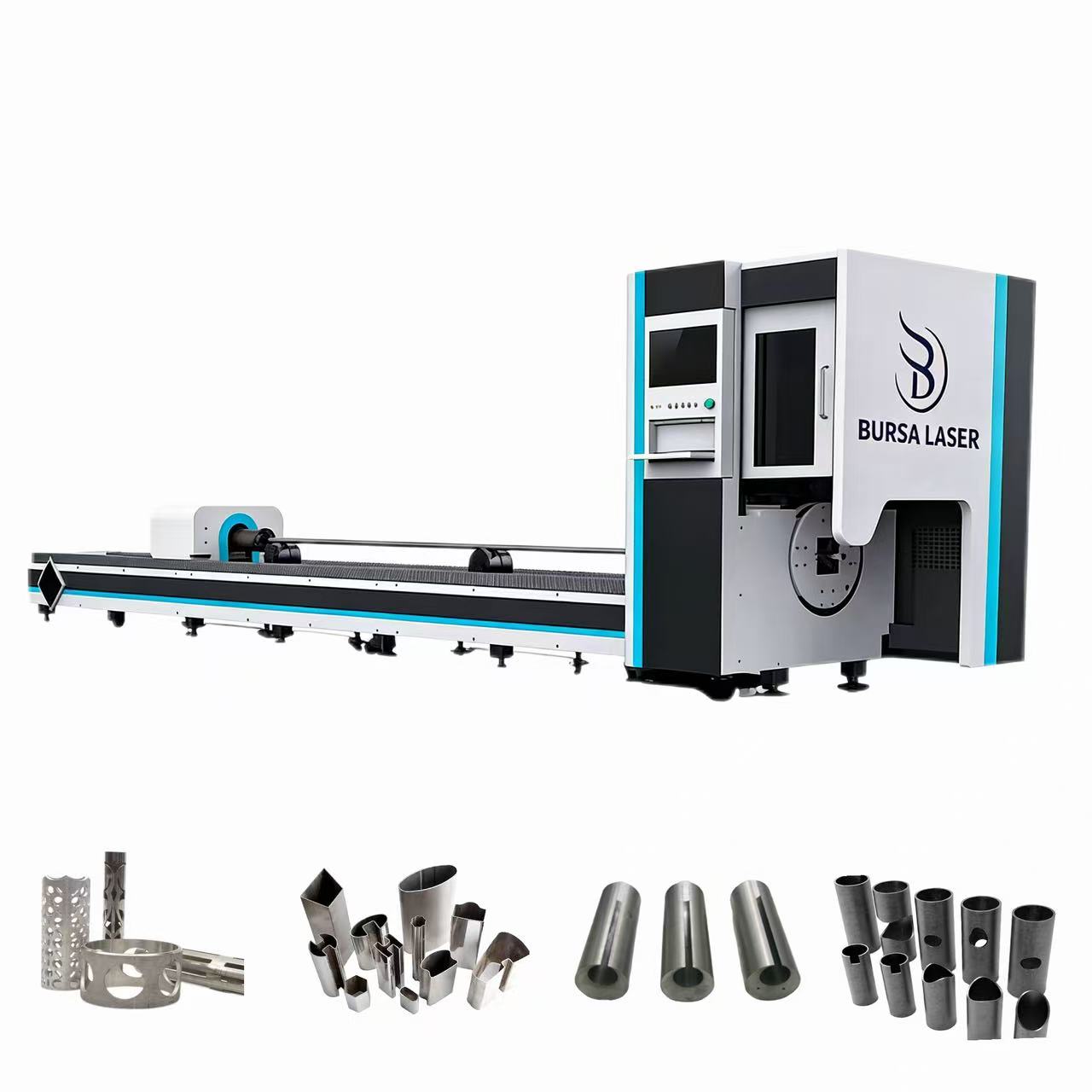 High Precision High Speed Professional Tube Fiber Laser Cutting Machine Custom CNC Metal Pipe Cutting Machinery