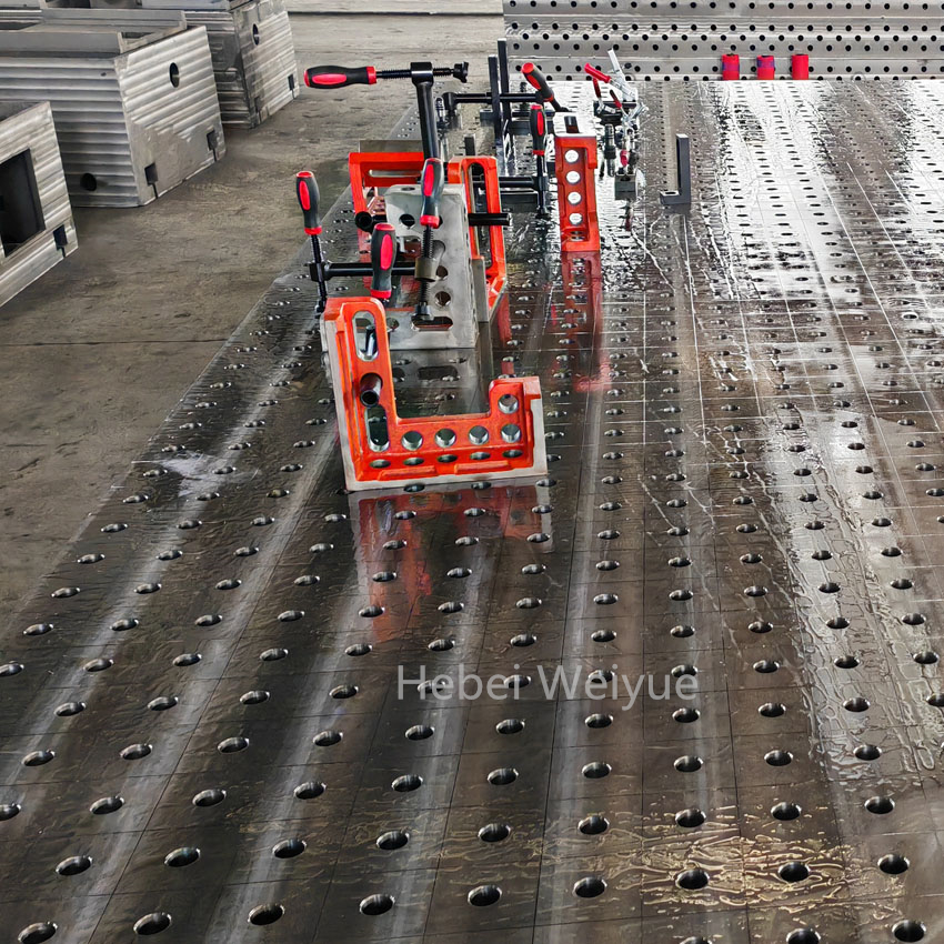 3D Welding Table Hot Sale 2400x 1200x 200 Mm Big Working Size Welding Table